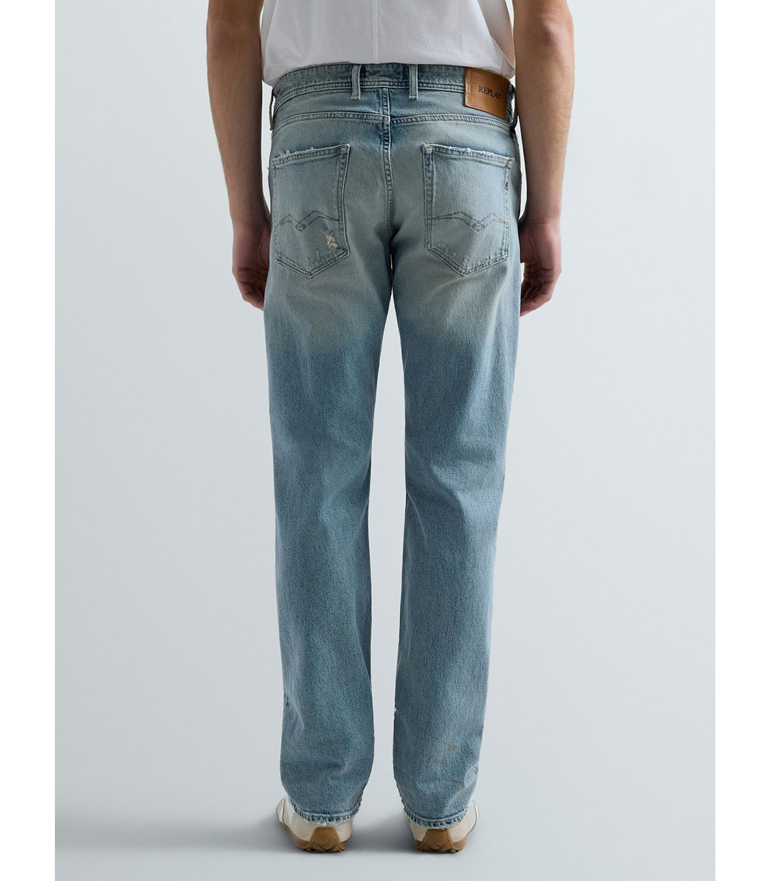 スリムストレートフィットGROVER Aged20 オーガニックコットンデニム 詳細画像 ライトブルー 3